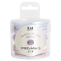 貝印 マカロンみたいなパフ KQ3353ﾏｶﾛﾝﾐﾀｲﾅﾊﾟﾌ