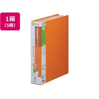 キングジム スキットマン 取扱説明書ファイル A4 6枚 オレンジ 5冊 1箱(5冊) F836490-2632ｵﾚ