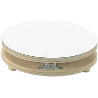 雅漆工芸 木製 白デコラ 回転台 27cm FC729LJ-3603300