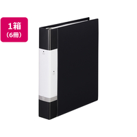 リヒトラブ リクエスト クリアーブック差替式A4 30穴 背幅50 黒6冊 1箱(6冊) F836146-G3803-24
