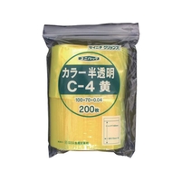 生産日本社（セイニチ） セイニチ/「ユニパック」 C-4 黄 100×70×0.04 (200枚入) FC070GG-3667332