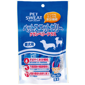 アースペット ペットスエット ゼリー愛犬用 クランベリープラス 7本 Pｽｴﾂﾄｾﾞﾘ-ｱｲｹﾝｸﾗﾝBﾌﾟﾗｽ7ﾎﾝ-イメージ1