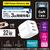 エレコム USB Power Delivery 32W キューブAC充電器(C×1+A×2) ホワイト MPA-ACCP4032WH-イメージ2