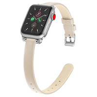GAACAL Apple Watch Series 1-9/SE1-2/(38/40/41mm)用「ラテ色」PUレザーバンド ベージュ W00061BJA
