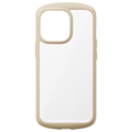 PGA iPhone 13 Pro MAX用ガラスタフケース(ラウンド) ベージュ PG-21PGT02BE