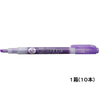 ゼブラ 蛍光オプテックス1 EZ 紫 10本 1箱(10本) F883575-WKS11-PU