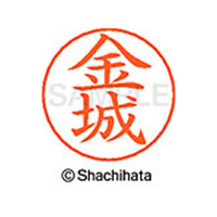 シヤチハタ ネームペン用ネーム シルバー 既製 金城 FC46518-X-GPS-0747