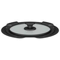 サーモス 取っ手のとれる鍋専用フタ(20cm用) ブラック KLJ-020-BK