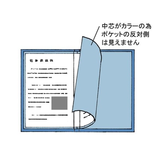 コクヨ クリヤーブック 固定式サイドスローA4 40ポケット 青 1冊 F804944-ﾗ-820B-イメージ2