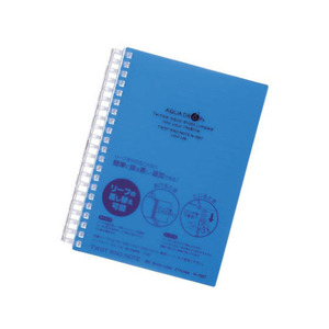 リヒトラブ FC16992-N1667-8 AQUA DROPs ツイストノート厚型 B6 B罫6mm