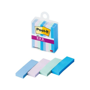 3M ポスト・イット 見出し 強粘着 マルチカラー2 50×15mm 4色 8冊 FC451NT-700SS-MC-2N-イメージ1
