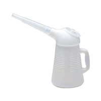 フルプラ PE オイルジョッキー 蓋付 No.330 3L ホワイト FC860LX-8235800