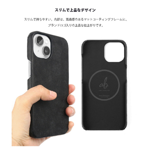 ABBI SIGNATURE iPhone 15 Pro用MARGOT イタリアンレザー MagSafe対応バックカバー タン ABS26181I15PR-イメージ11
