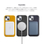 ABBI SIGNATURE iPhone 15 Pro用MARGOT イタリアンレザー MagSafe対応バックカバー タン ABS26181I15PR-イメージ9