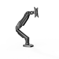 HUANUO HUANUO(ファーノー) ガススプリング式 モニターアーム 13-32インチサイズモニター対応 シングル画面 ブラック HNSS31B