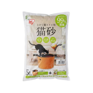 アイリスオーヤマ 上から猫トイレ用猫砂 5L FCE454S-UNS-5L-イメージ1