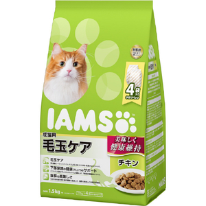 マースジャパンリミテッド アイムス 成猫用 毛玉ケア チキン(1．5kg) ｱｲﾑｽｾｲﾈｺﾖｳｹﾀﾞﾏｹｱﾁｷﾝ1.5KG-イメージ1