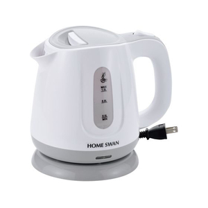 新津興器 電気ケトル 1.0L SWK-10(W) FC385LC-1131600-イメージ1