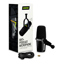 [新品お買い得！] SHURE ポッドキャストマイクロホン MV7-K-J SHURE MOTIV MV7 (ブラック) ポッドキャストマイクロホン USB