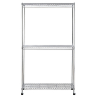 アイリスオーヤマ メタルシェルフワードローブ2段タイプ シルバー SEW21221BCｼﾙﾊﾞ-