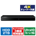 シャープ 2TB HDD/4Kチューナー内蔵ブルーレイレコーダー AQUOS ブルーレイ 4BC20ET3