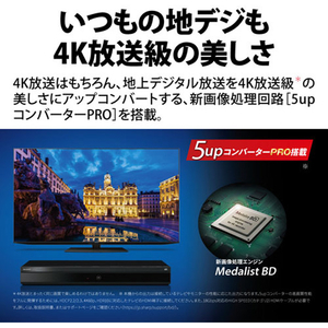 シャープ 2TB HDD/4Kチューナー内蔵ブルーレイレコーダー AQUOS ブルーレイ 4BC20ET3-イメージ4