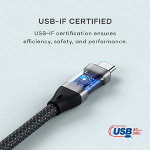 Satechi Satechi社製 USB4 V2 Pro ケーブル ブラック PST-YU4120K-イメージ4