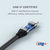 Satechi Satechi社製 USB4 V2 Pro ケーブル ブラック PST-YU4120K-イメージ4