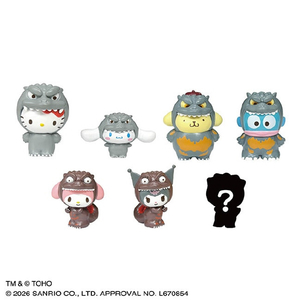 東宝 GODZILLA ・SANRIO CHARACTERSバスボール ｺﾞｼﾞﾗｻﾝﾘｵﾊﾞｽﾎﾞ-ﾙ-イメージ2