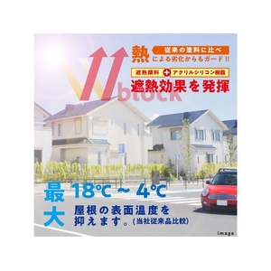 カンペハピオ 水性シリコン遮熱屋根用 銀黒 0.7L FCB355M-イメージ9