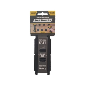 ステルスマウント/ツールマウントデウォルトXR用ステルスマウント 4個入り ブラック FCD876C-6826525-イメージ1