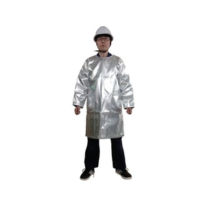 トラスコ中山 スーパープラチナ遮熱作業服 エプロン Lサイズ FC201FA-2878925-イメージ5