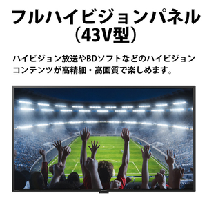 シャープ 43V型フルハイビジョン液晶テレビ AQUOS 2T-C43GE2-イメージ4