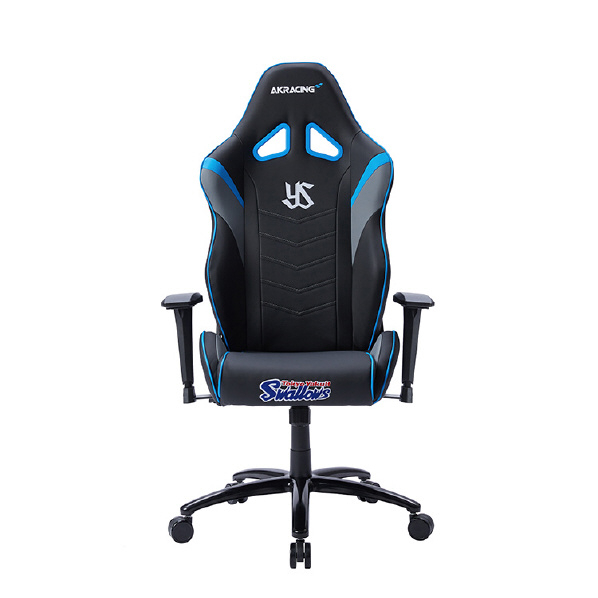 AKRACING ゲーミング・オフィスチェア 東京ヤクルトスワローズチェア ブルー TOKYOYAKULTSWALLOWSCHAIR 5cm エーケーレーシング