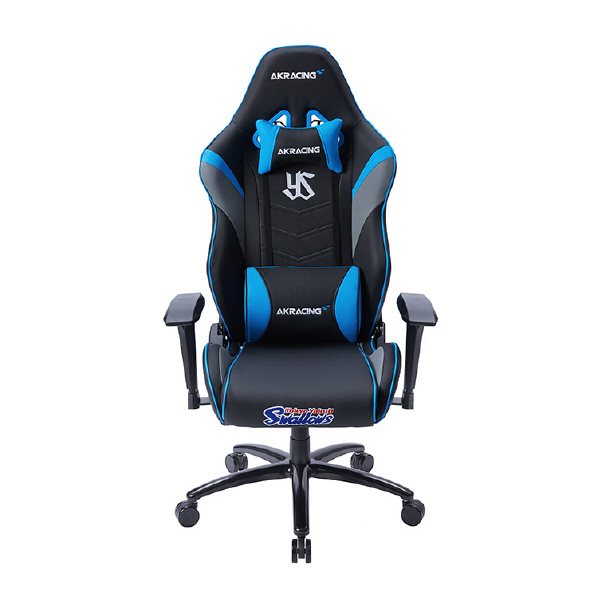 AKRACING ゲーミング・オフィスチェア 東京ヤクルトスワローズチェア ブルー TOKYOYAKULTSWALLOWSCHAIR 5cm エーケーレーシング