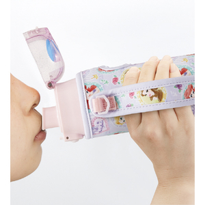 スケーター ロック付ワンプッシュダイレクトステンレスボトル ウエット生地ボトルカバー付 プリンセス(26) KSDC4ﾌﾟﾘﾝｾｽ26-イメージ5