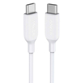Anker USB-C & USB-C 2．0 ケーブル(0．9m) PoweLine III ホワイト A8852021