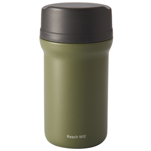 ReachWill魔法瓶 ステンレス製CAFEマグボトル(380ml) モスグリーン RIC-38MGR ReachWill魔法瓶 ステンレス製CAFEマグボトル(380ml) モスグリーン RIC-38MGR