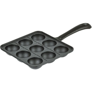 パール金属 鉄鋳物製たこ焼きプレート 9穴 FC839NM-HB-6216-イメージ1