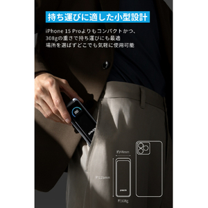 アンカー モバイルバッテリー Anker Prime Power Bank(9600mAh、65W、Fusion) A1339N11-イメージ2