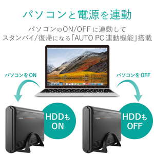 ロジテツク アルミボディ 3．5インチ外付けHDDケース LGB-EKU3-イメージ5