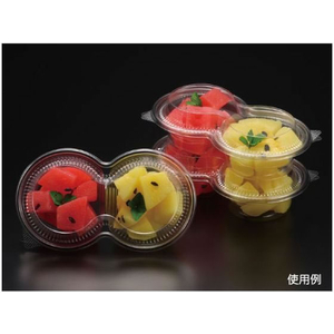 パックスタイル 惣菜容器 BPコンビカップ 2M 本体 クリア 50個 FC008SH-00463529-イメージ2