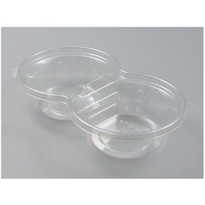 パックスタイル 惣菜容器 BPコンビカップ 2M 本体 クリア 50個 FC008SH-00463529-イメージ9