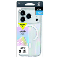 エアージェイ iPhone17 Pro用 MAGSAFE対応オーロラクリアケース AC-P25P-MSO