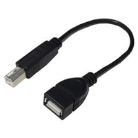 変換名人 USB2．0 A(メス)→B(オス)ケーブル(20cm) USBABBA20