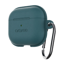 araree AirPods (第3世代)用ケース シリコン silicon case POPS Forest Blue AR22184AP3BL