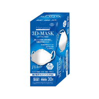 ＡＩ－ＷＩＬＬ Hanassia ダイヤモンド形状 3D-Mask ホワイト 30枚 FC801PY-3D-WH