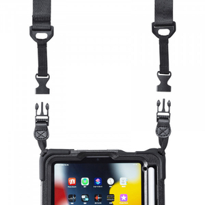 サンワサプライ iPad mini耐衝撃ケース(ハンドル、スタンド、ショルダーベルト付き) PDA-IPAD1817BK-イメージ12