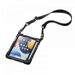 サンワサプライ iPad mini耐衝撃ケース(ハンドル、スタンド、ショルダーベルト付き) PDA-IPAD1817BK-イメージ2