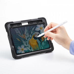 サンワサプライ iPad mini耐衝撃ケース(ハンドル、スタンド、ショルダーベルト付き) PDA-IPAD1817BK-イメージ9